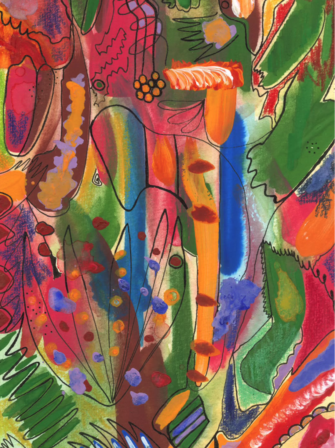 peinture d'un stage créatif pour enfants
